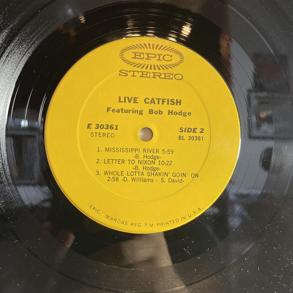 Catfish (6) - Live Catfish (VINYL) | Near Mint (NM) Very Good Plus (VG+)--