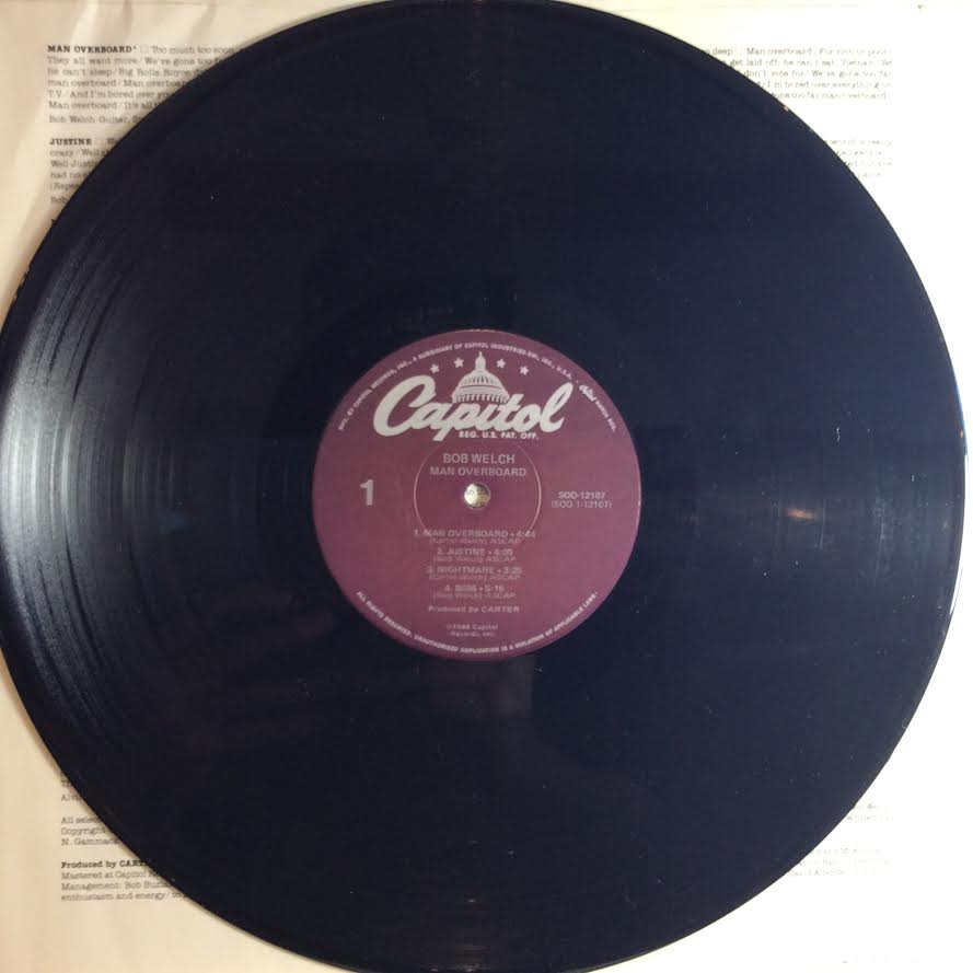 Bob Welch - Man Overboard (VINYL) | Near Mint (NM) Near Mint (NM)-
