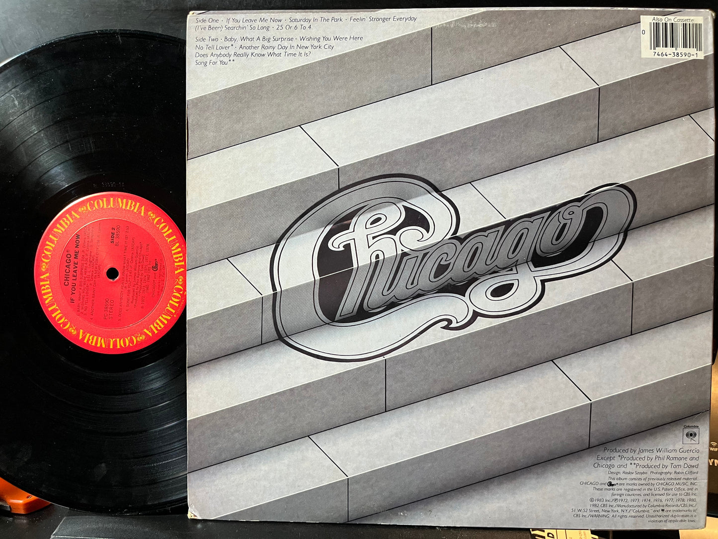 Chicago (2) - If You Leave Me Now (VINYL) | Near Mint- (NM-) Excellent+ (EX+)-