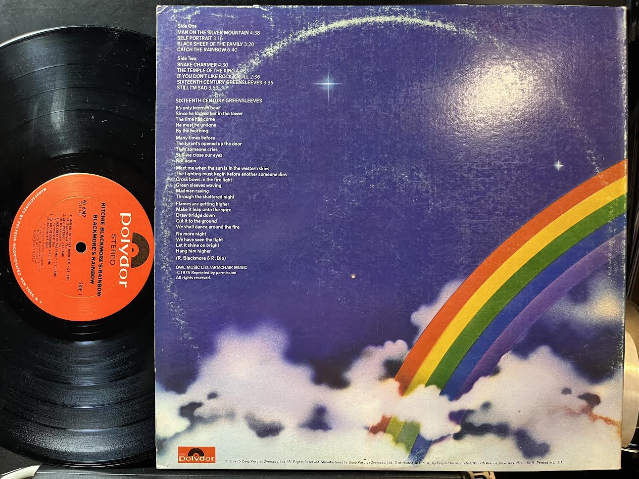 Rainbow - Ritchie Blackmore's Rainbow (VINYL) | Near Mint (NM) Very Good (VG)-