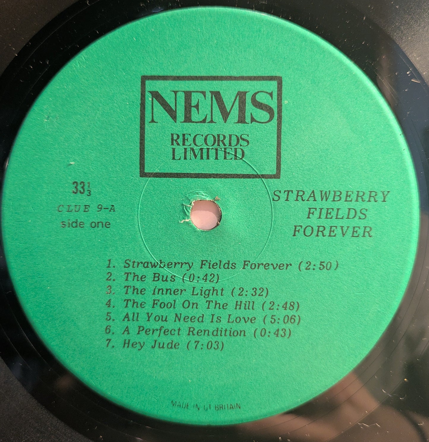 The Beatles - Strawberry Fields Forever (VINYL) | Near Mint (NM) Excellent+ (EX+)-