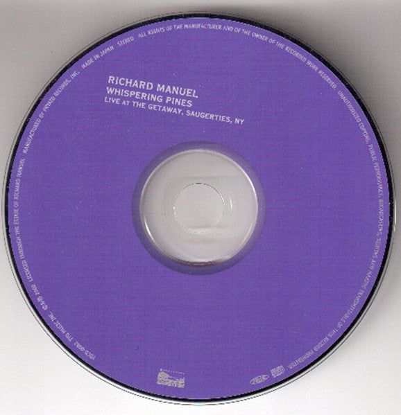Richard Manuel - Whispering Pines (CD) | Near Mint (NM) Near Mint (NM)-