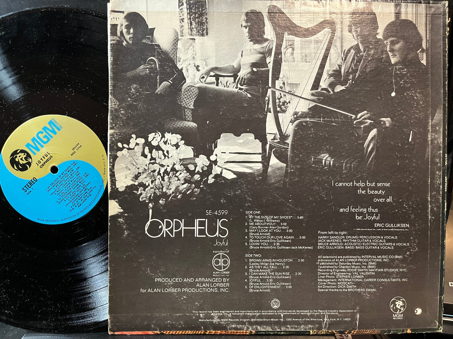 Orpheus (5) - Joyful (VINYL) | Near Mint (NM) Very Good Plus (VG+)--