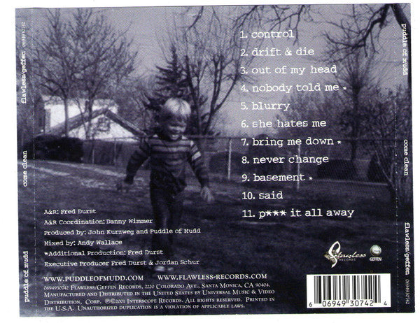 Puddle Of Mudd - Come Clean (CD) | Near Mint (NM) Near Mint (NM)-