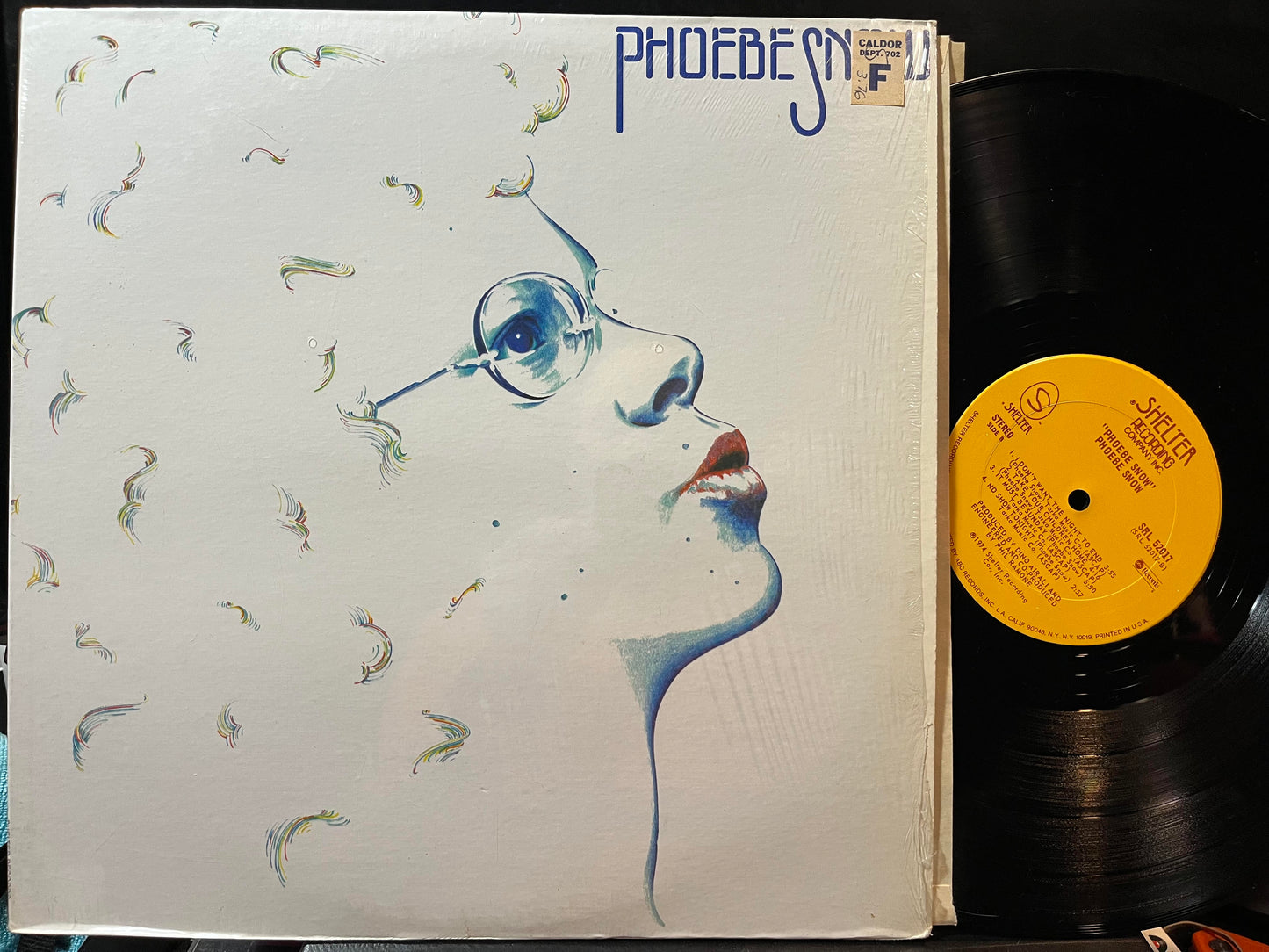 Phoebe Snow - Phoebe Snow (VINYL) | Near Mint (NM or M-) Near Mint (NM)--