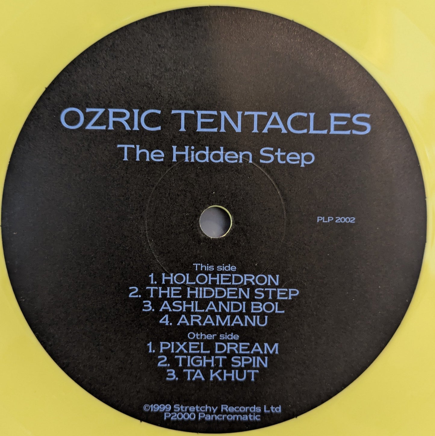 Ozric Tentacles - The Hidden Step (YELLOW VINYL - UK) | Near Mint (NM) Near Mint (NM)-