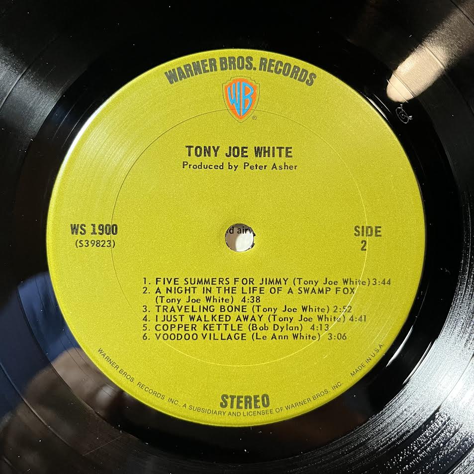 Tony Joe White - Tony Joe White (VINYL) | Near Mint (NM) Very Good Plus (VG+)--