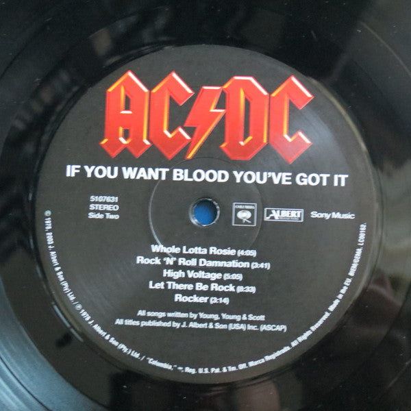 AC/DC - If You Want Blood You've Got It | Mint (M) Mint (M)-
