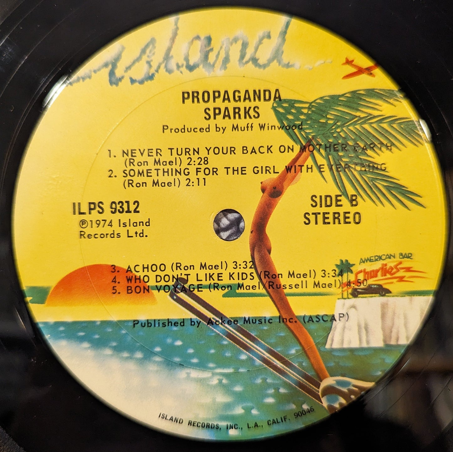Sparks - Propaganda *CRC / CLUB* | Near Mint (NM) Excellent (EX)--