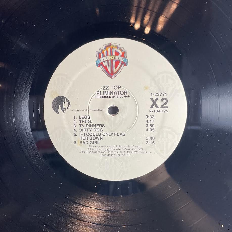 ZZ Top - Eliminator (VINYL) | Near Mint (NM) Excellent+ (EX+)--