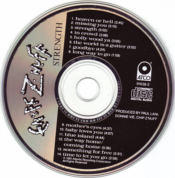 Enuff Z'nuff - Strength (CD) | Near Mint (NM or M-)--