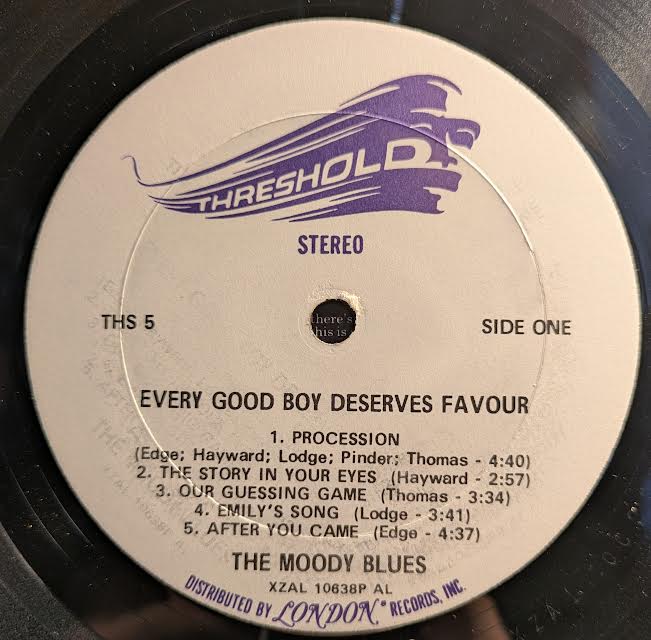 The Moody Blues - Every Good Boy Deserves Favour (VINYL) | Near Mint (NM) Near Mint (NM)-