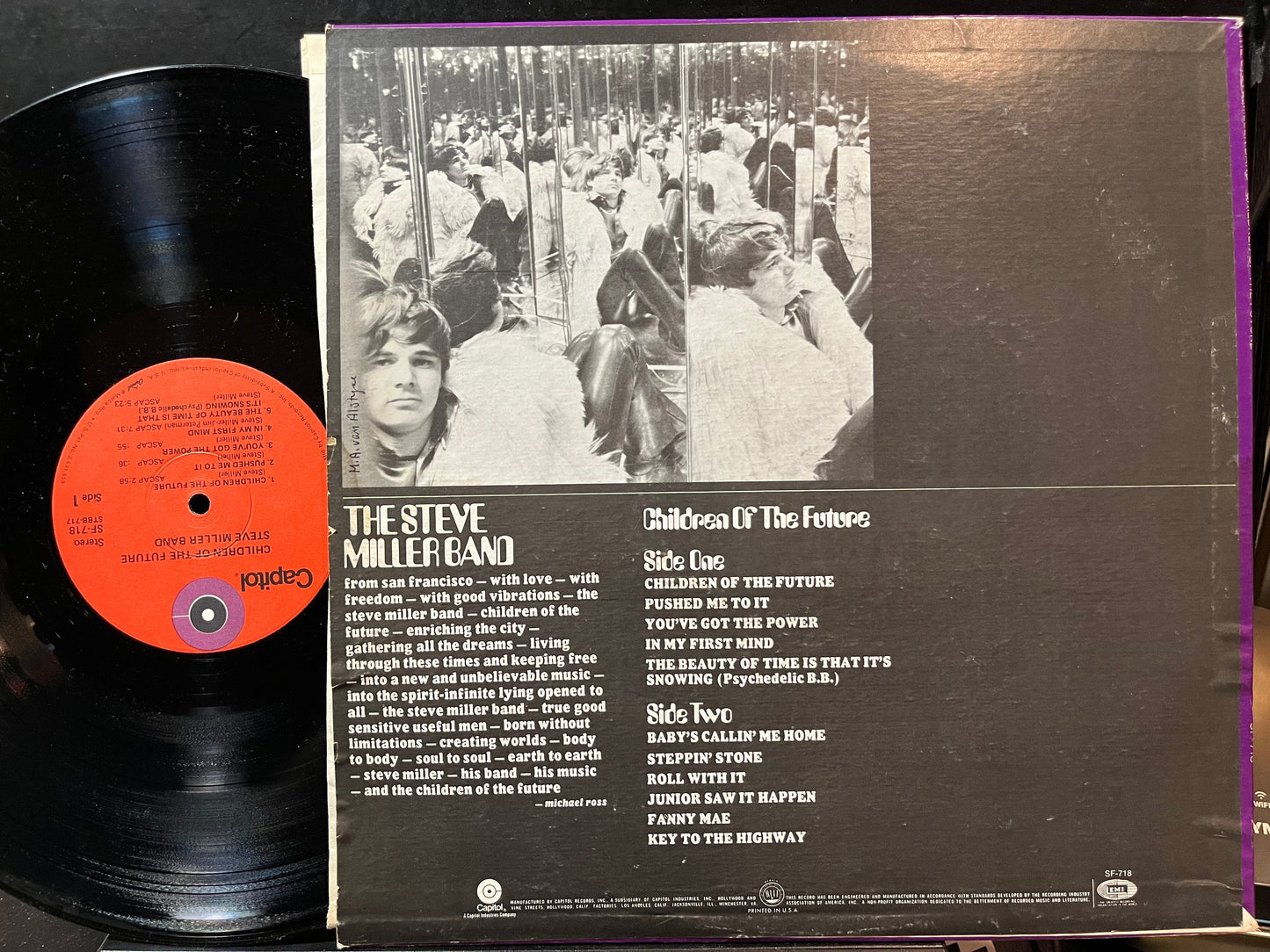 Steve Miller Band - Children Of The Future (VINYL) | Near Mint (NM) Excellent+ (EX+)-