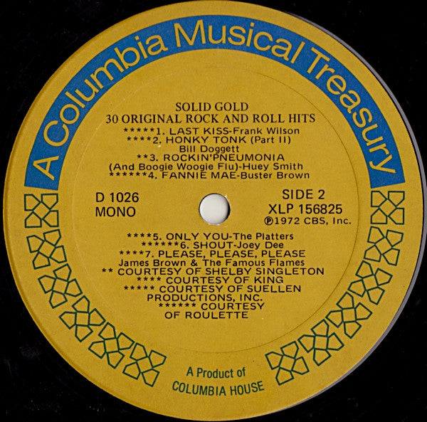 Various - Solid Gold / 30 Original Rock And Roll Hits | Near Mint (NM) Very Good Plus (VG+)-