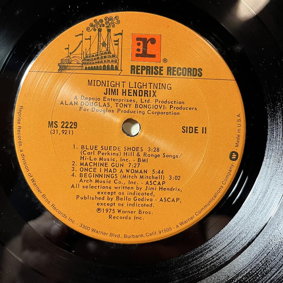 Jimi Hendrix - Midnight Lightning (VINYL) | Near Mint (NM) Excellent+ (EX+)--