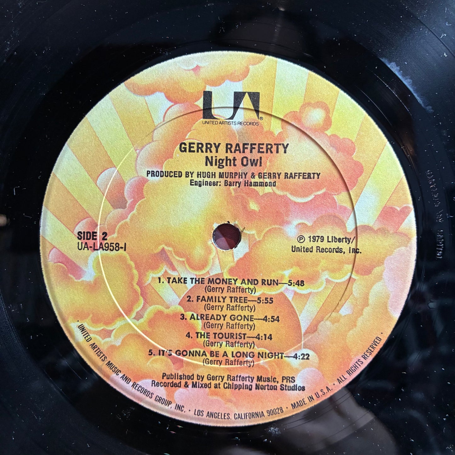 Gerry Rafferty - Night Owl (VINYL) | Near Mint (NM or M-) Excellent+ (EX+)--