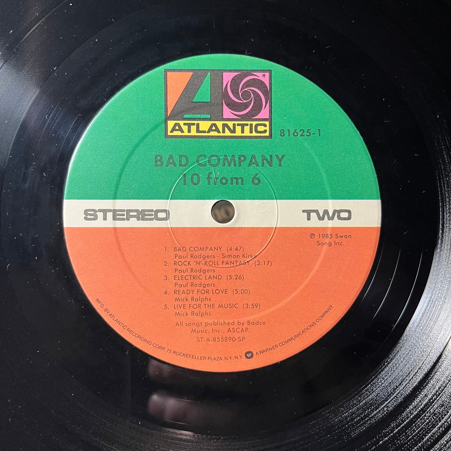 Bad Company (3) - 10 From 6 (VINYL | Near Mint (NM) Near Mint (NM)-