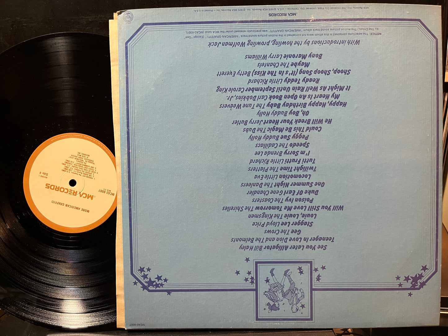 Various - More American Graffiti (VINYL 2xLP MCA MCA2-8007 1975) | USED Near Mint (NM or M-) Excellent+ (EX+)--