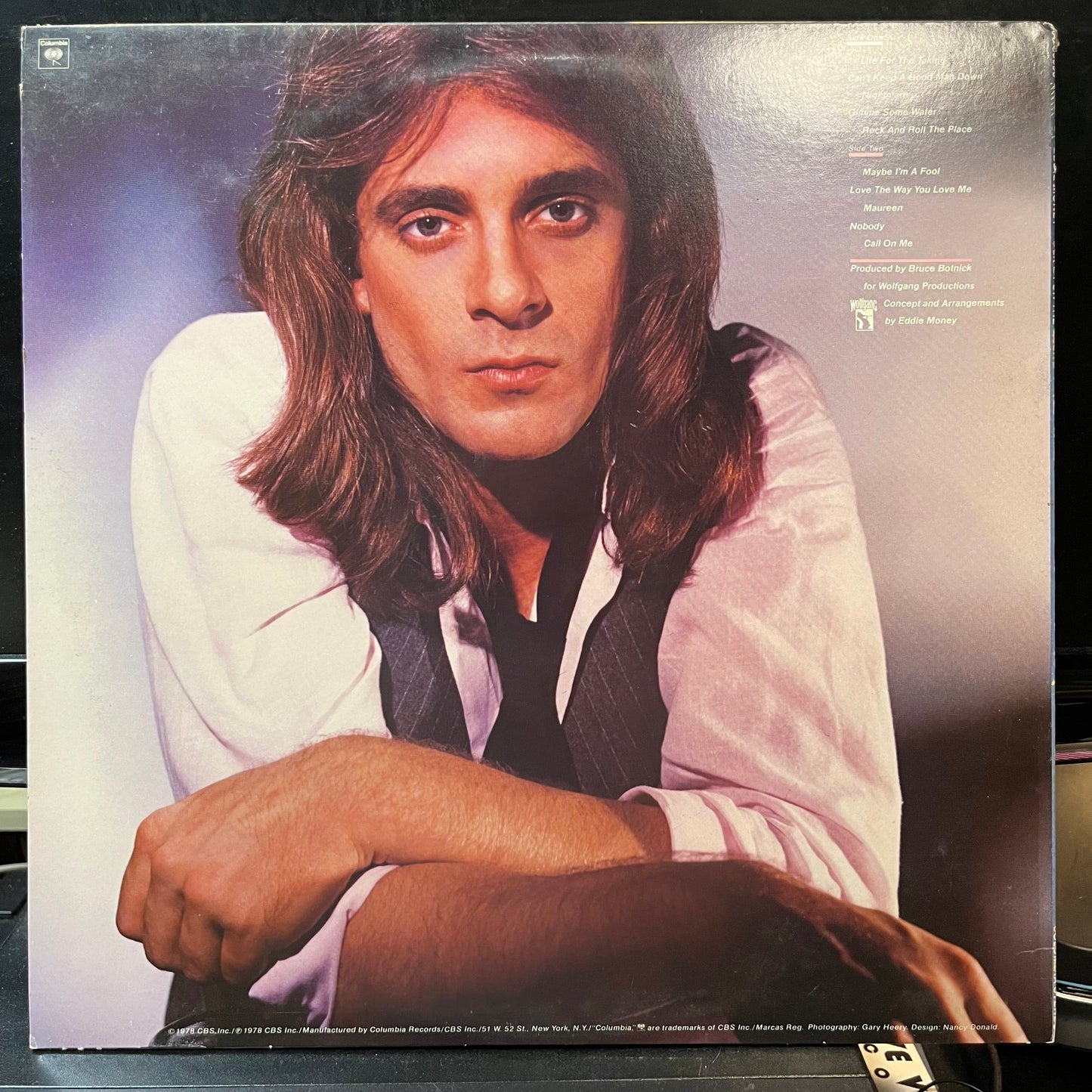 Eddie Money - Life For The Taking (VINYL LP COLUMBIA JC 35598 1978) | Near Mint (NM or M-) Excellent (EX)--