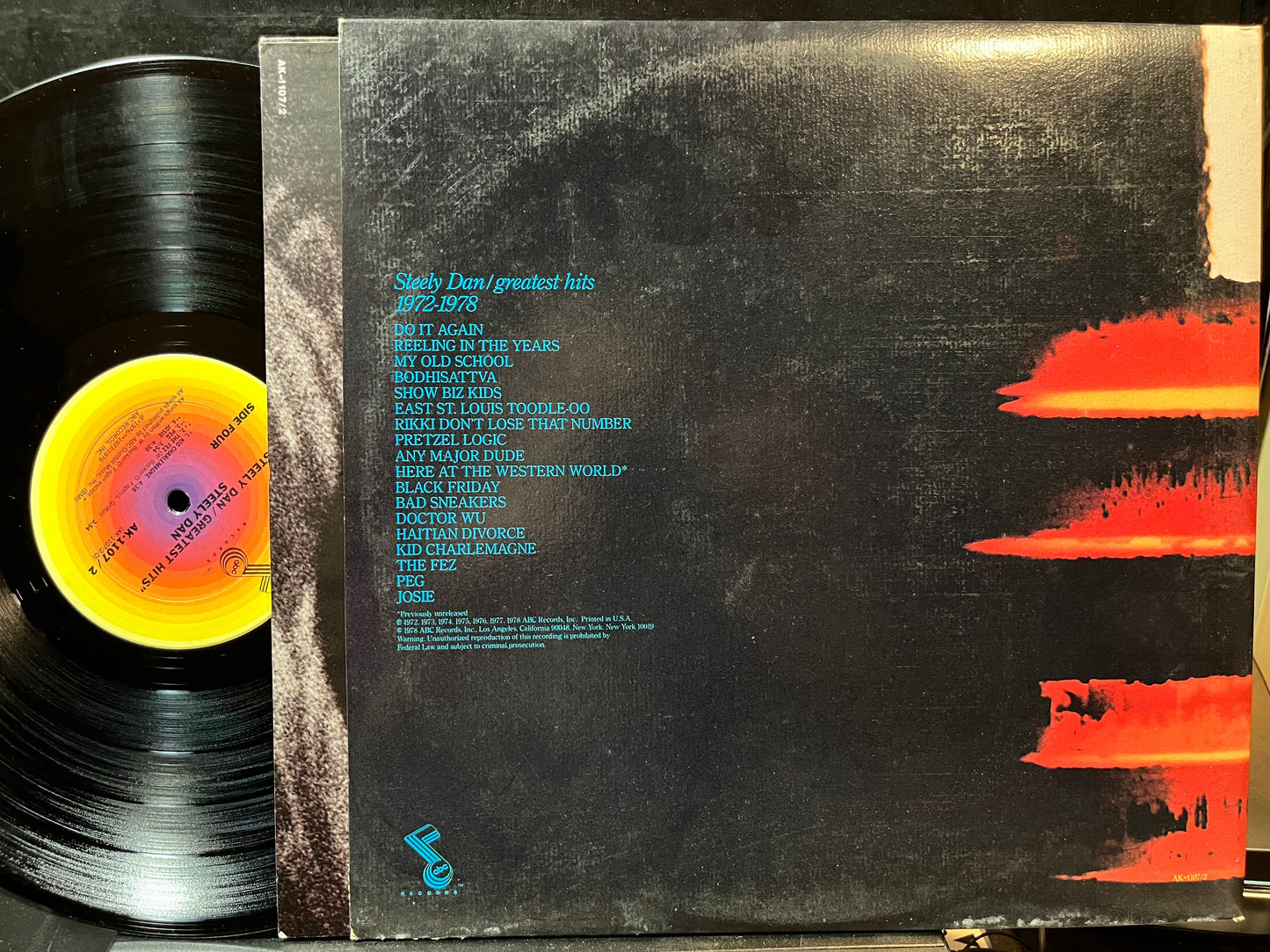 Steely Dan - Greatest Hits (VINYL 2xLP ABC AK-1107/2 1978) | USED Near Mint (NM or M-) Excellent+ (EX+)--