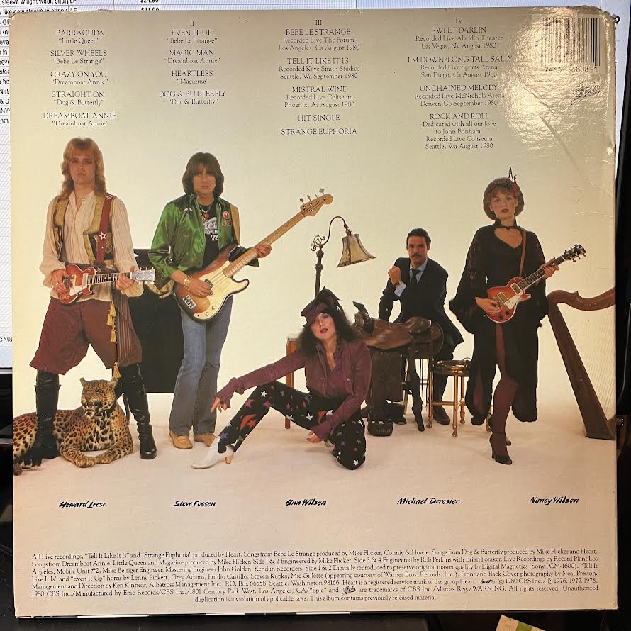 Heart - Greatest Hits / Live (2xVINYL) | Near Mint- (NM-)-