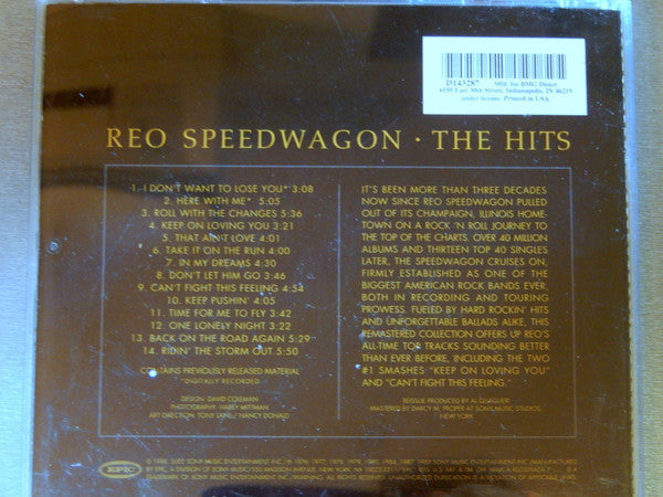 REO Speedwagon - The Hits (CD) | Very Good Plus (VG+) Excellent+ (EX+)--