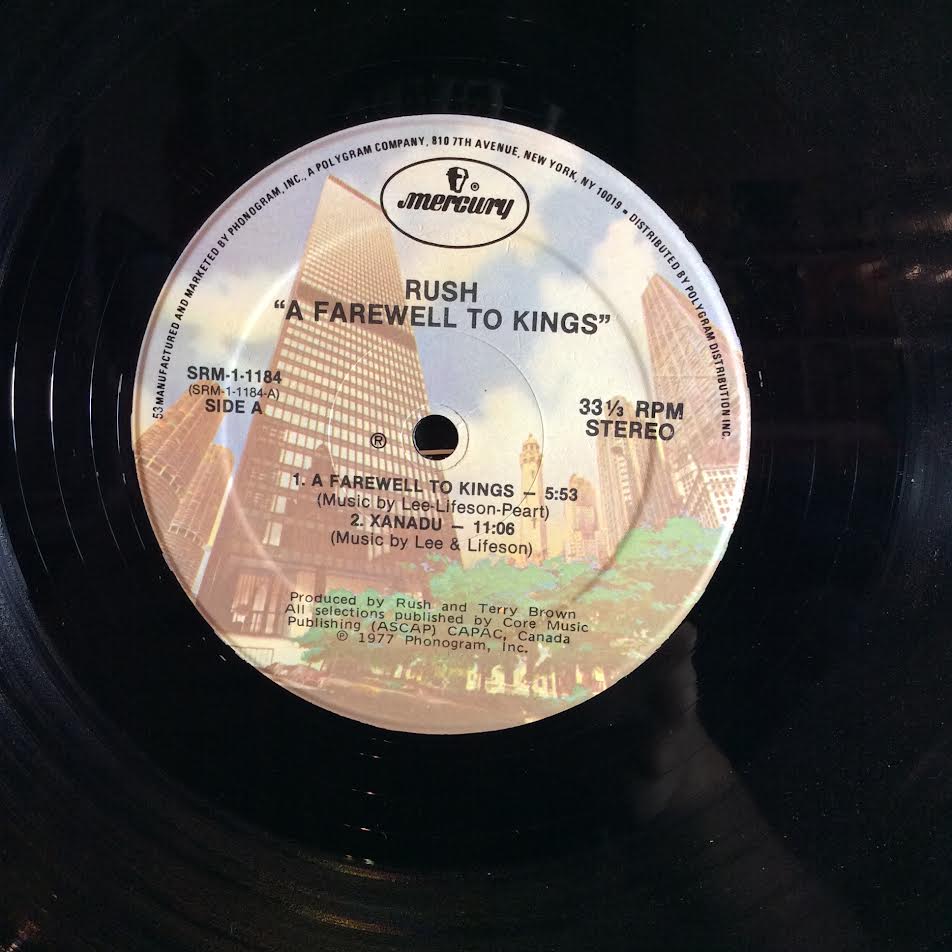 Rush - A Farewell To Kings ( VINYL LP Mercury – SRM-1-1184) | USED Very Good Plus (VG+) Excellent (EX)--
