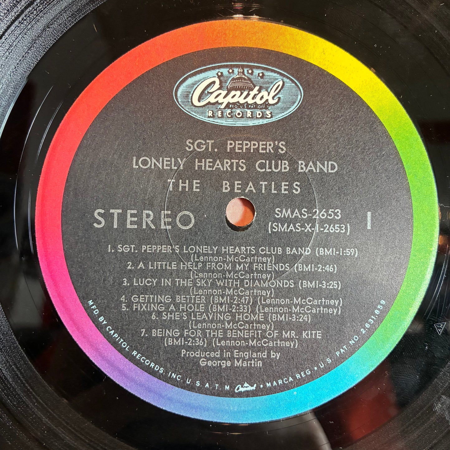 The Beatles - Sgt. Pepper's Lonely Hearts Club Band (VINYL) | Very Good Plus (VG+) Excellent (EX)--