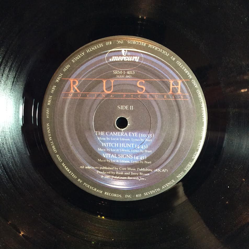 Rush - Moving Pictures (VINYL LP Mercury – SRM-1-4013) | USED Very Good Plus (VG+) Very Good Plus (VG+)--