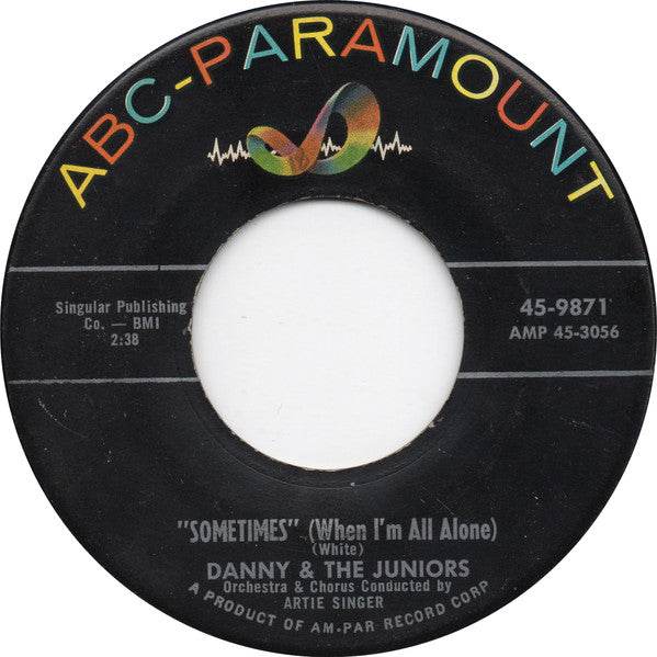 Danny & The Juniors - At The Hop / Sometimes (When I'm All Alone) | Very Good Plus (VG+) Generic--
