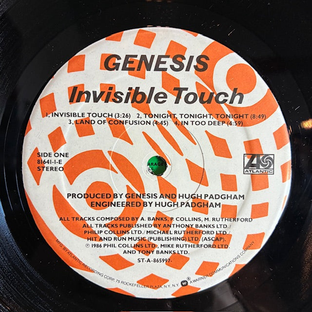 Genesis - Invisible Touch (VINYL) | Excellent (EX)-
