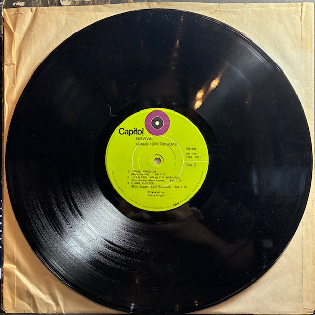 Grand Funk Railroad - Survival (VINYL) | Very Good (VG) Very Good Plus (VG+)--