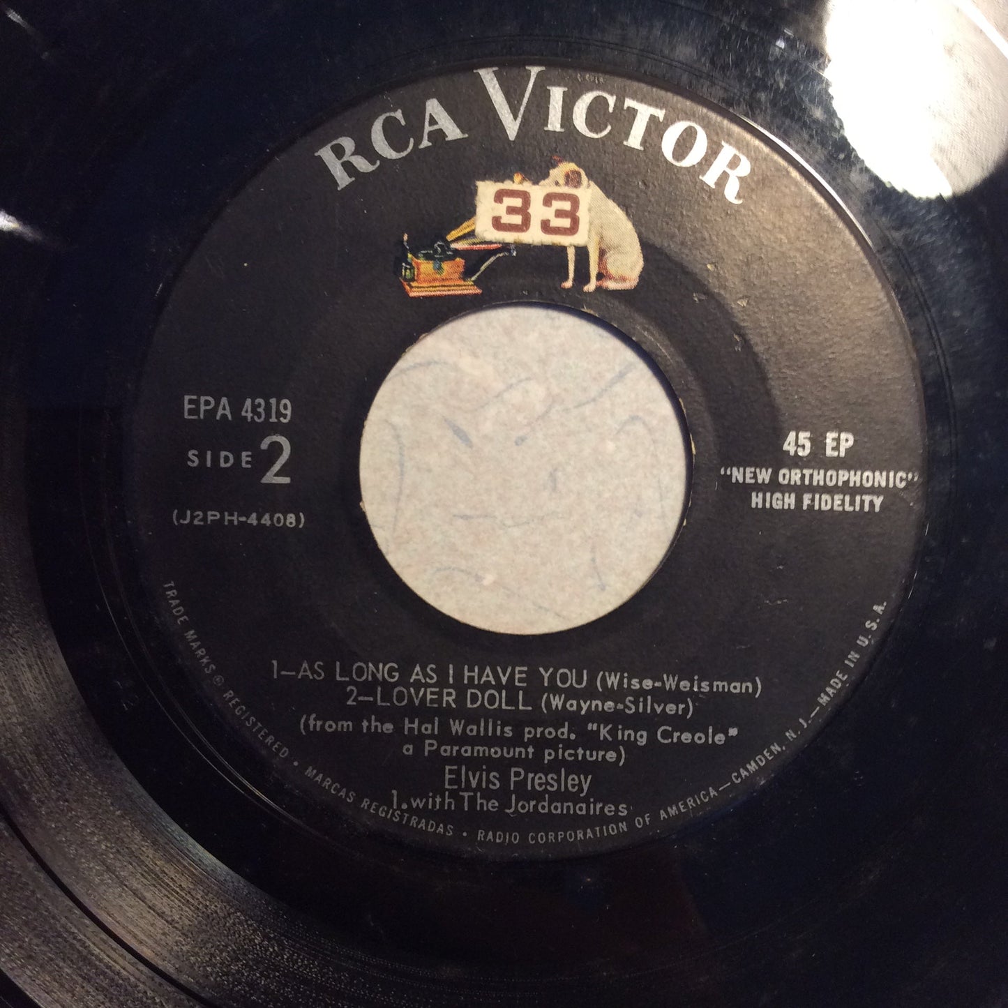 Elvis Presley - King Creole (Vol. 1) (7" VINYL) | Very Good (VG) Excellent (EX)--