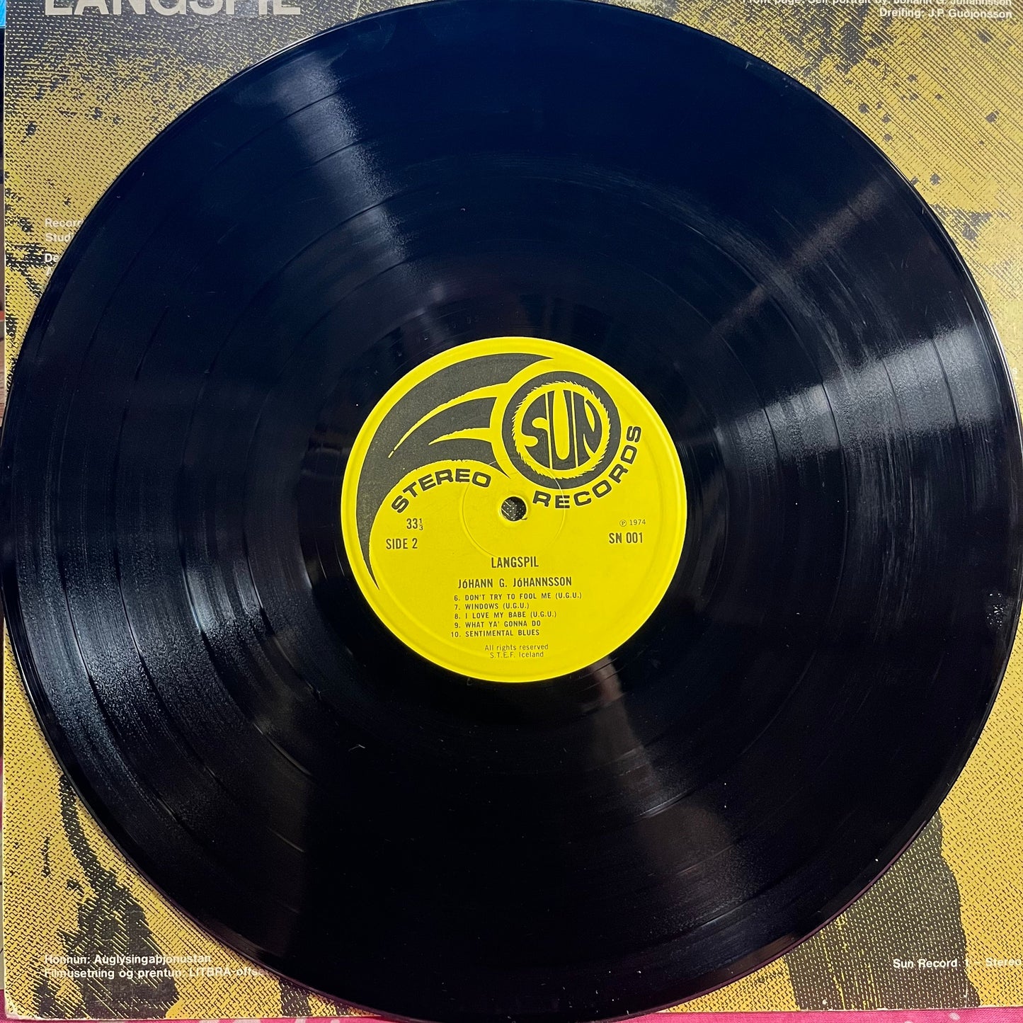 Jóhann G. Jóhannsson - Langspil *ICELAND* | Very Good (VG) Very Good Plus (VG+)--