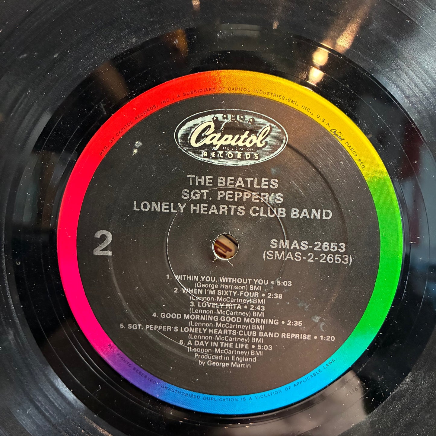 The Beatles - Sgt. Pepper's Lonely Hearts Club Band (VINYL) | Very Good (VG) Very Good Plus (VG+)--