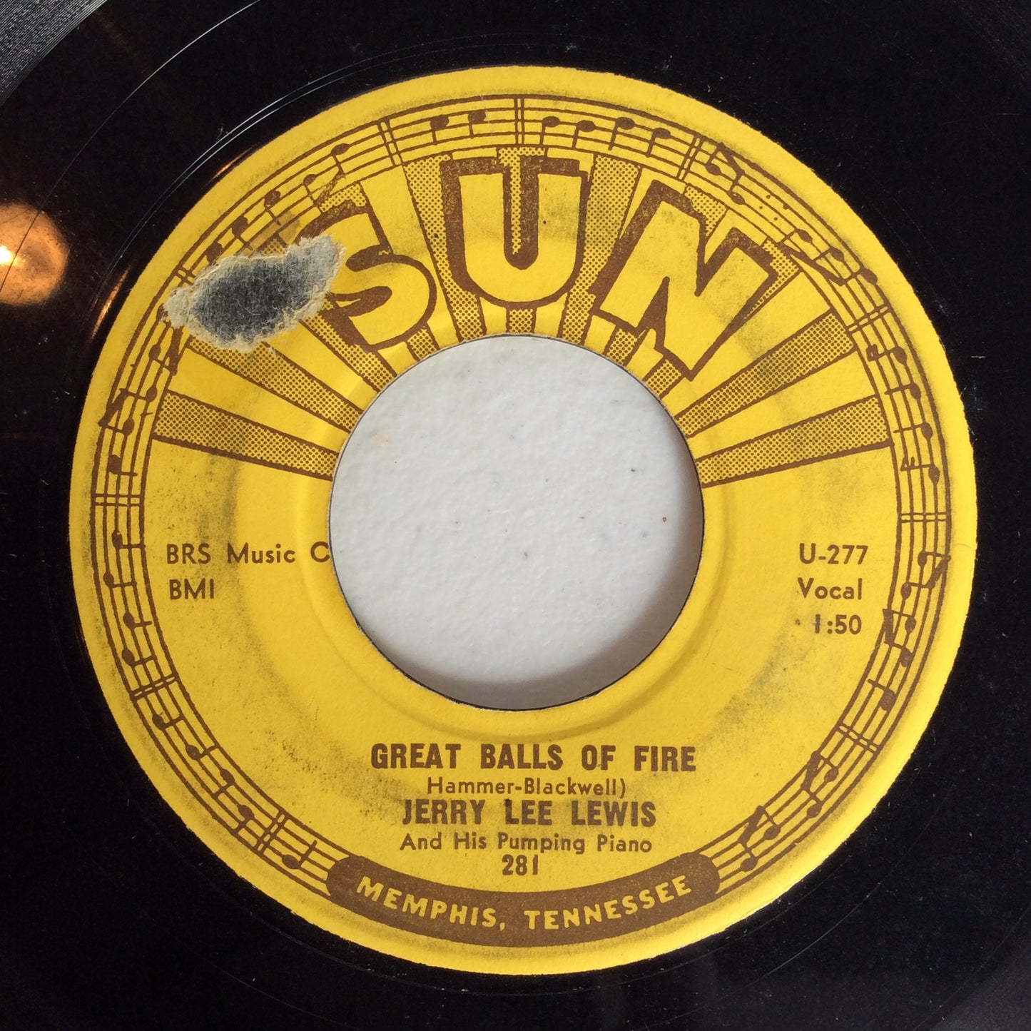 Jerry Lee Lewis - Great Balls Of Fire (7" VINYL) | Very Good (VG) Very Good Plus Plus (VG++)--