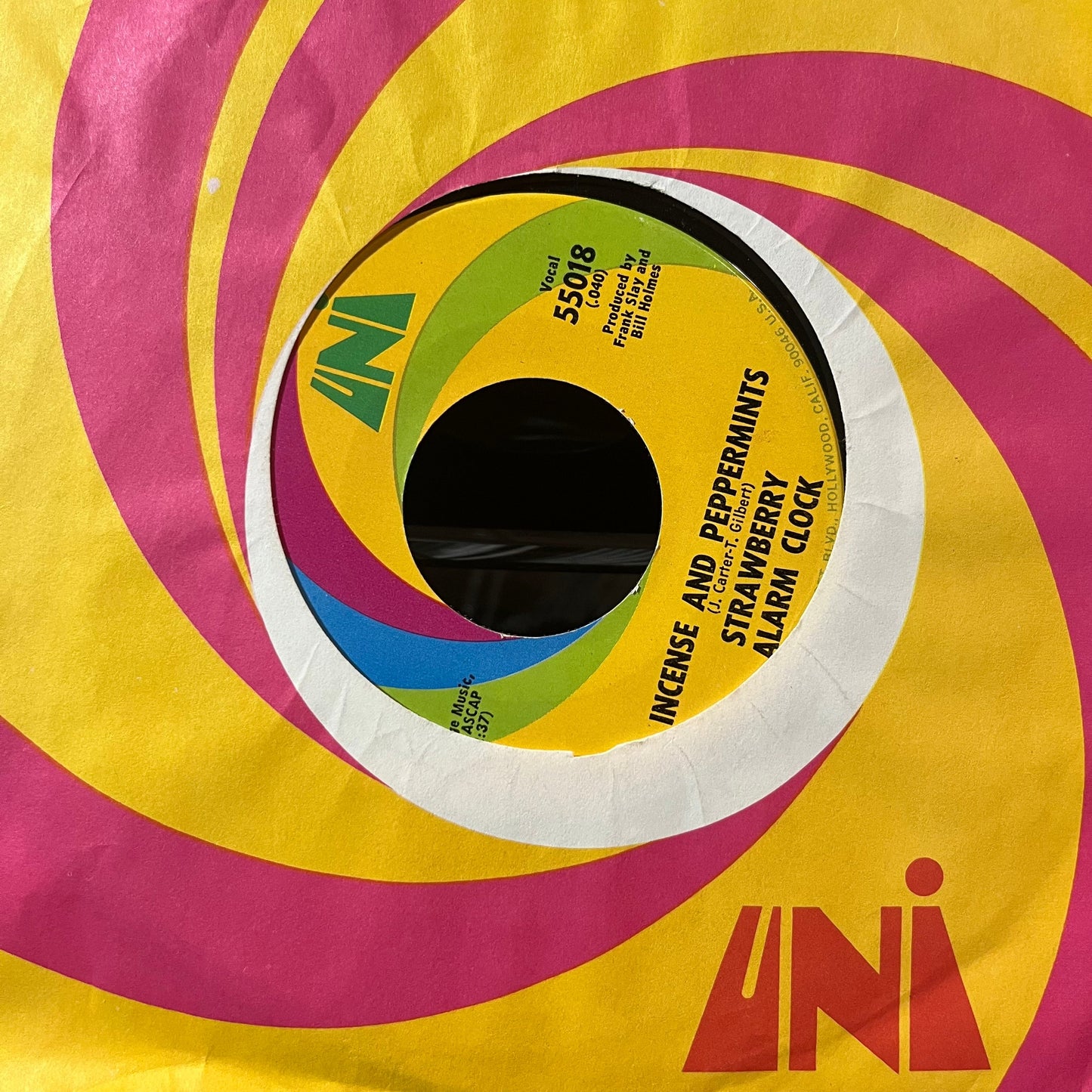 Strawberry Alarm Clock - Incense And Peppermints / The Birdman Of Alkatrash (VINYL 7") | Excellent (EX) Excellent+ (EX+)--