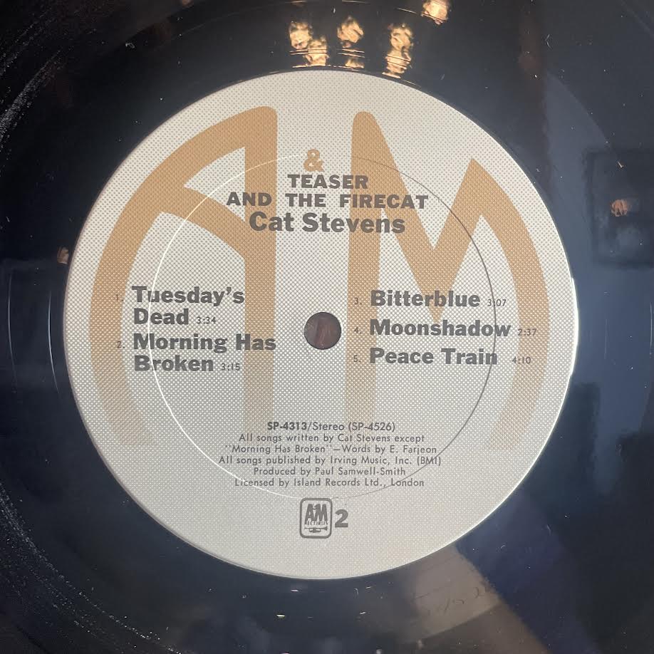Cat Stevens - Teaser And The Firecat (VINYL) | Excellent+ (EX+) Excellent (EX)-