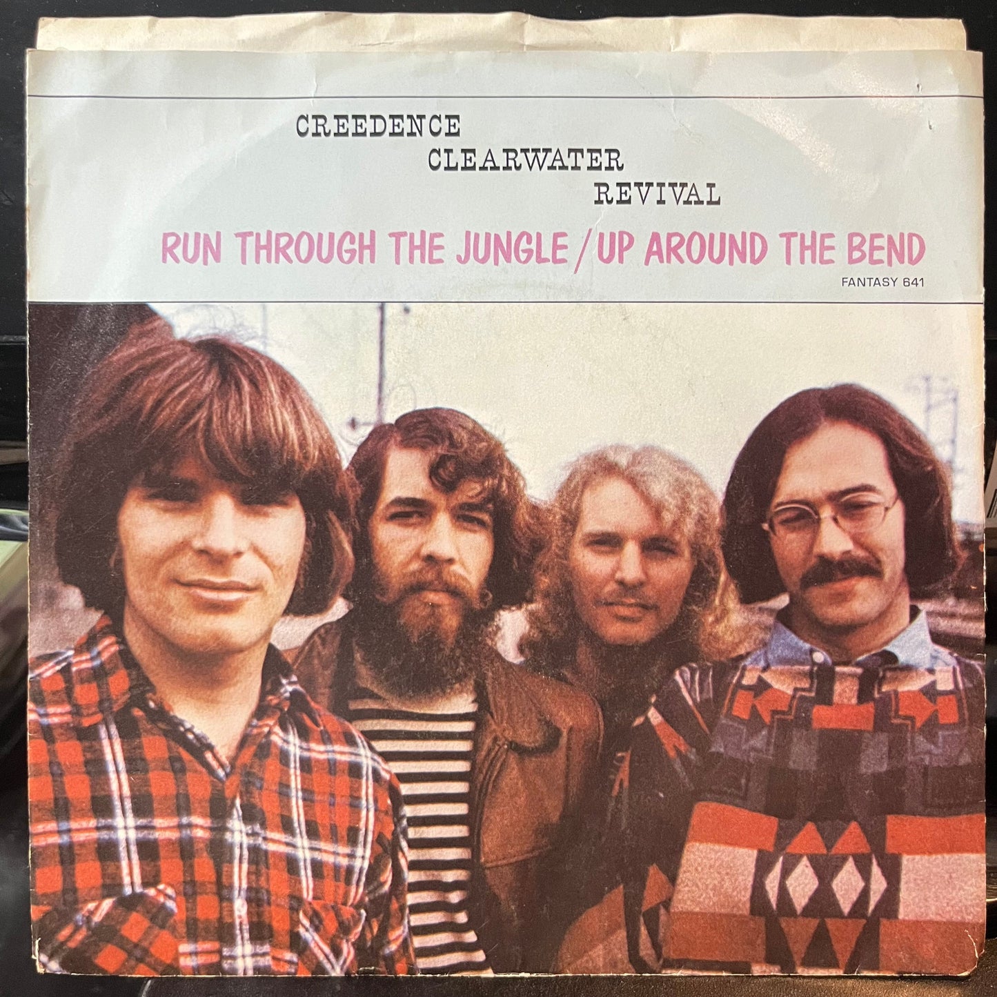 Creedence Clearwater Revival - Run Through The Jungle / Up Around The Bend (VINYL 7") | Near Mint (NM or M-) Near Mint (NM)--