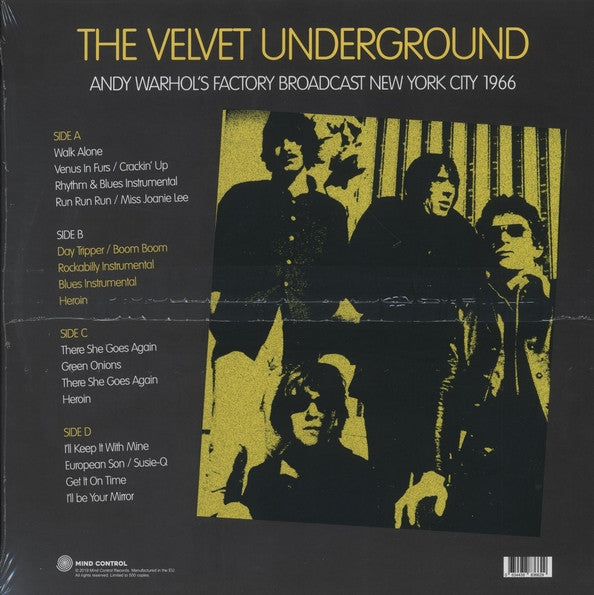 The Velvet Underground - Andy Warhol's Factory Broadcast (New York City 1966) | Mint (M) Mint (M)-