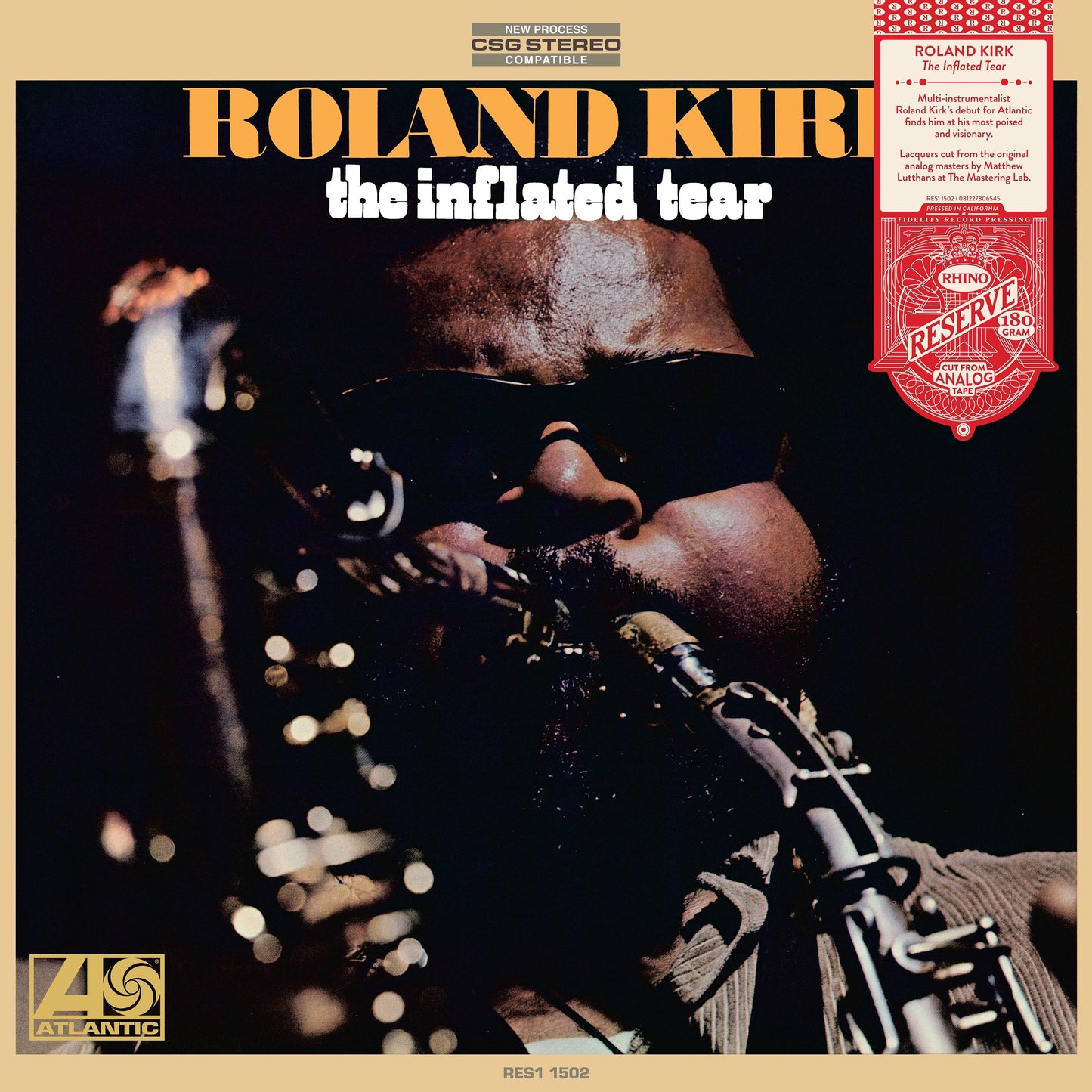 Roland Kirk - (PRE-ORDER 1/9/26) The Inflated Tear (Limited Edition, 180 Gram Vinyl, Audiophile, Brick & Mortar Exclusive) |-