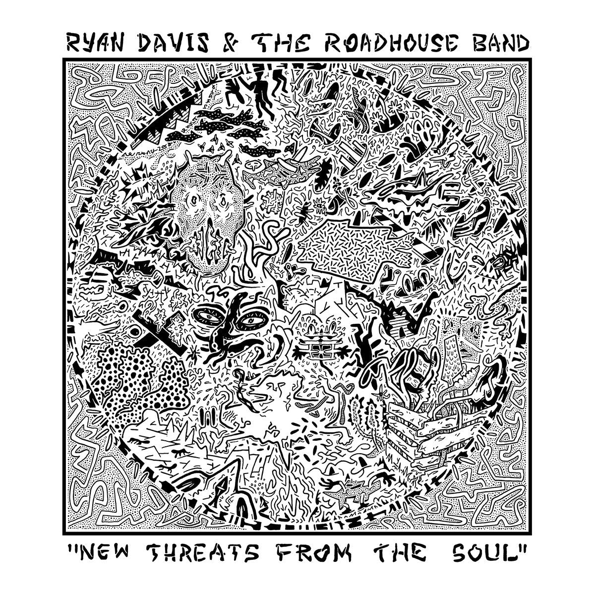 Ryan Davis & The Roadhouse Band - New Threats From The Soul (Transparent Light Blue Vinyl) | Mint (M) Mint (M)-