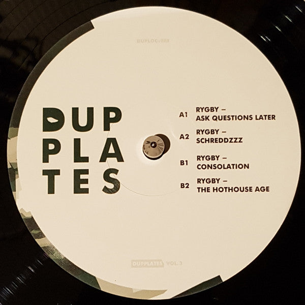 Rygby - Dupplates Vol. 3 | Mint (M) Mint (M)-