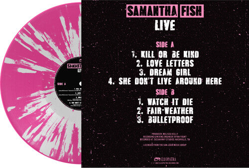 Samantha Fish - Live (Colored Vinyl, Pink & White Splatter) |-