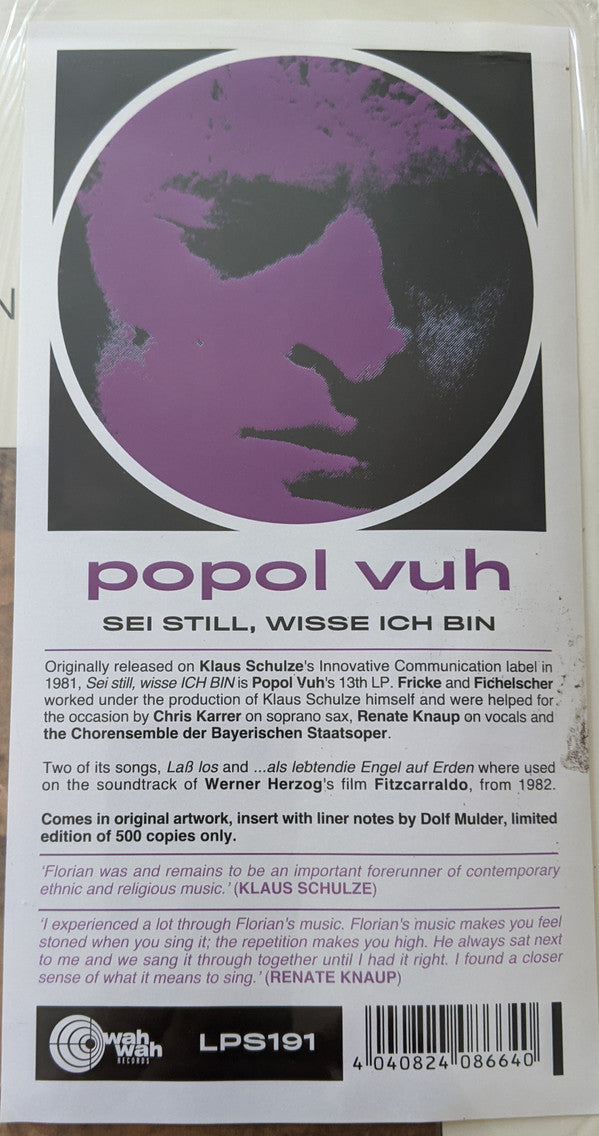 Sei Still, Wisse Ich Bin | Mint (M) Mint (M)-