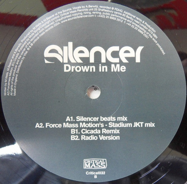 Silencer - Drown In Me | Very Good (VG) Generic-