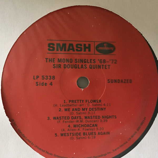 Sir Douglas Quintet - The Mono Singles ’68–’72 | Mint (M) Mint (M)-