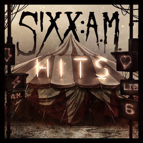 Sixx: A.M. - Hits (Translucent Red with Black Smoke Vinyl) (Colored Vinyl, Red, Black, 180 Gram Vinyl) (2 Lp's) | Mint (M) Mint (M)-