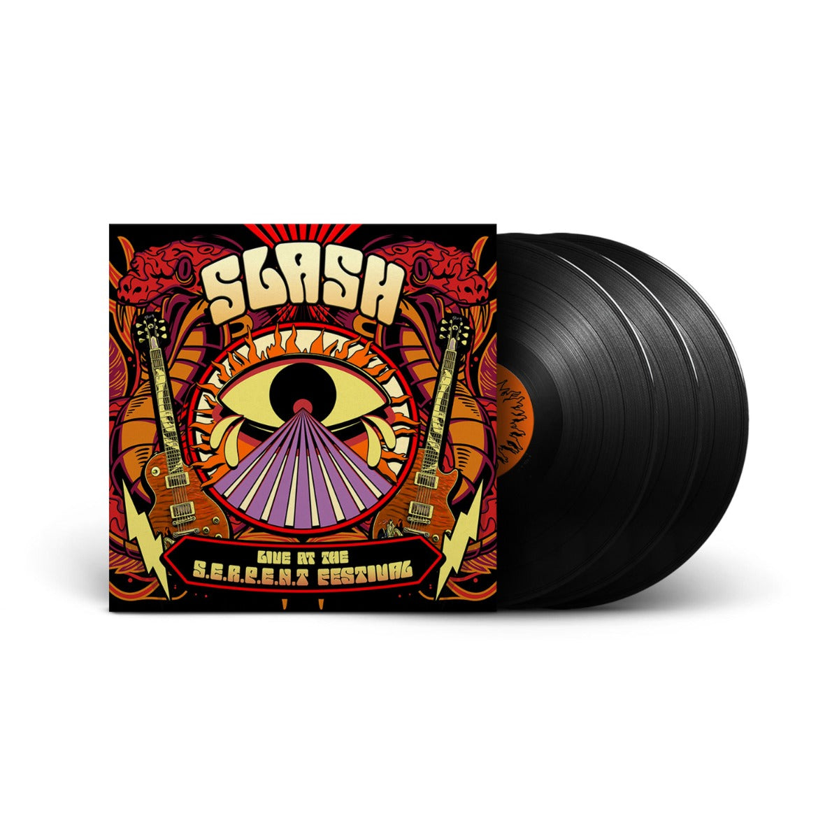 Slash - Live At The S.E.R.P.E.N.T. Festival (3x Black VINYL) | Mint (M) Mint (M)-