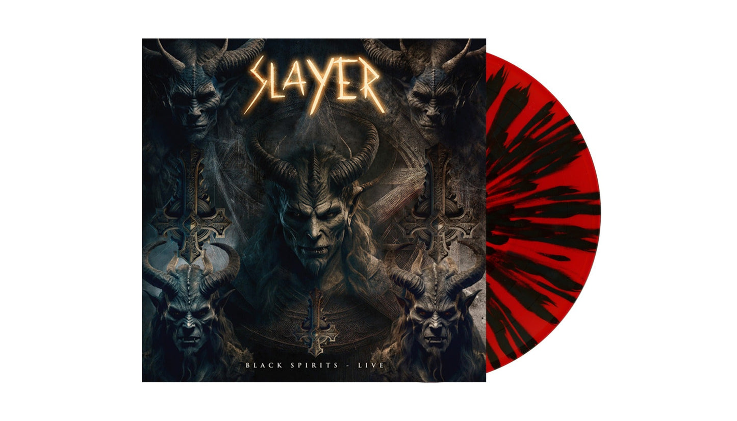 Slayer - Black Spirits - Live (Red W/ Black Splatter Vinyl) |-
